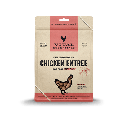 Vital Essentials Dog Freeze-Dried Chicken Mini Nibs (14oz)