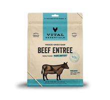 Vital Essentials Dog Freeze-Dried Beef Entree Mini Patties (14oz)