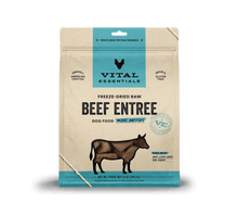 Vital Essentials Dog Freeze-Dried Beef Entree Mini Patties (14oz)
