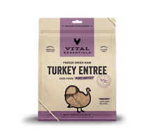 Vital Essentials Dog Freeze-Dried Turkey Entree Mini Patties (14oz)