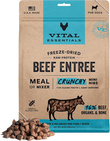 Vital Essentials Dog Freeze-Dried Beef Mini Nibs 3lb