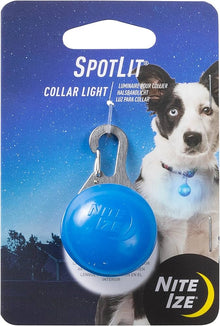Nite Ize SpotLit LED Collar Light for Pets - Blue
