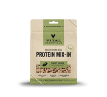 Vital Essentials Dog Freeze-Dried Rabbit Protein Mix In Small Nibs Topper (6oz)