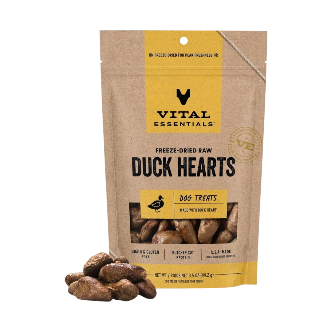 VE Dog FD Duck Hearts Treat 3.5oz