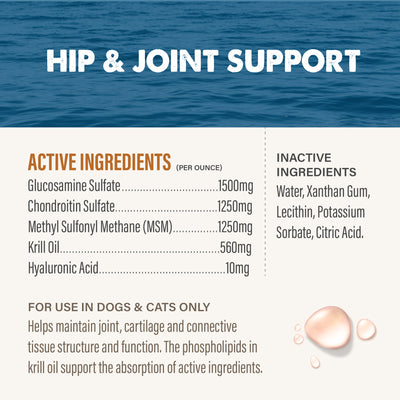 Grizzly Joint Aid Liquid Hip and Joint Product (16oz)