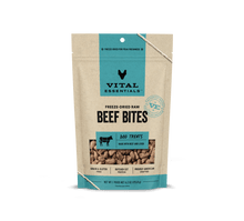 Vital Essentials Dog Freeze-Dried Beef Bites Treat (6.2oz)