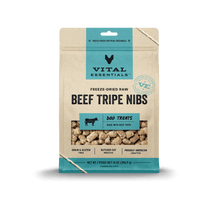 Vital Essentials Dog Freeze-Dried Beef Tripe Nibs (14oz)