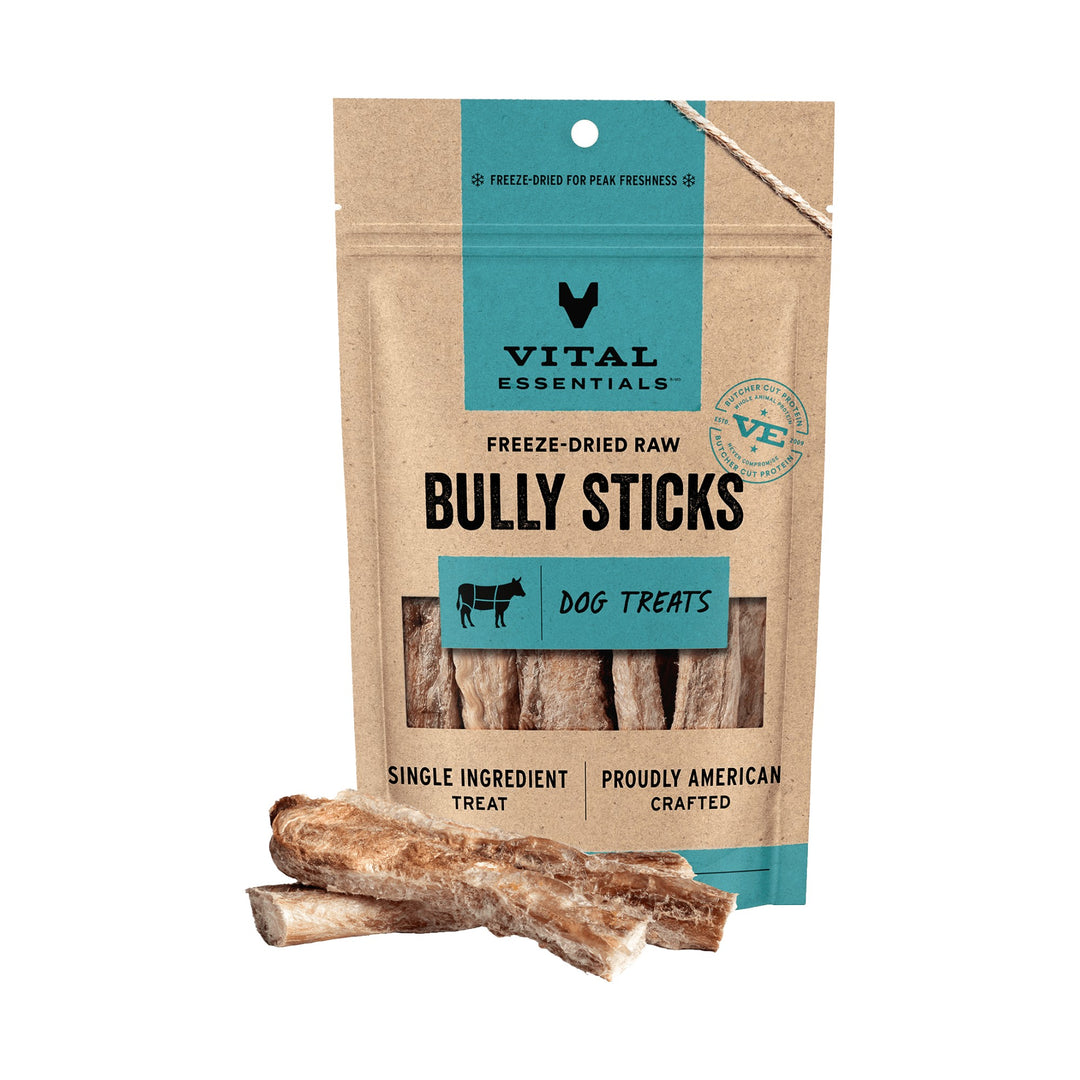 Vital Essentials Dog Freeze-Dried Bully Sticks (5pc)
