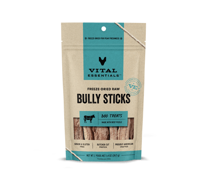Vital Essentials Dog Freeze-Dried Bully Sticks (5pk - 1.4oz)