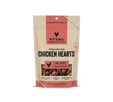Vital Essentials Dog Freeze-Dried Chicken Hearts Treat (3.75oz)