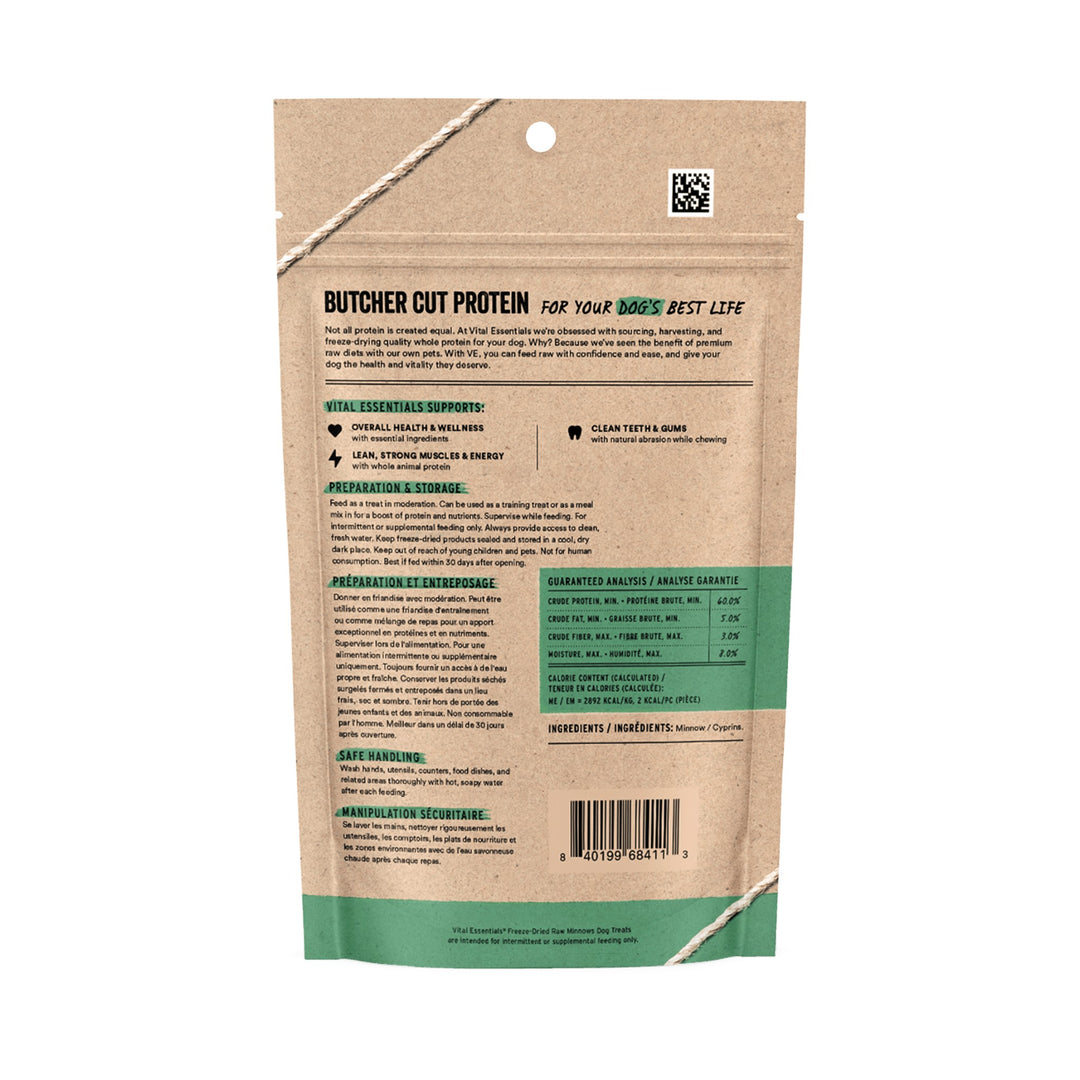 Vital Essentials Dog Freeze-Dried Minnow Treat (2.5oz)