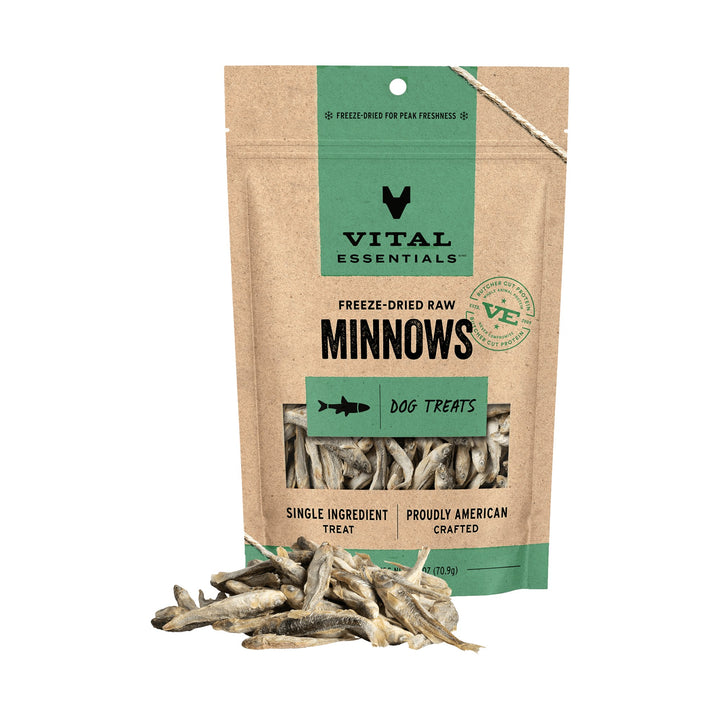 Vital Essentials Dog Freeze-Dried Minnow Treat (2.5oz)