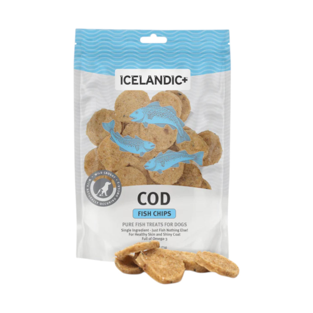 Icelandic+ Air-Dried Cod Fish Chips (2.5oz)