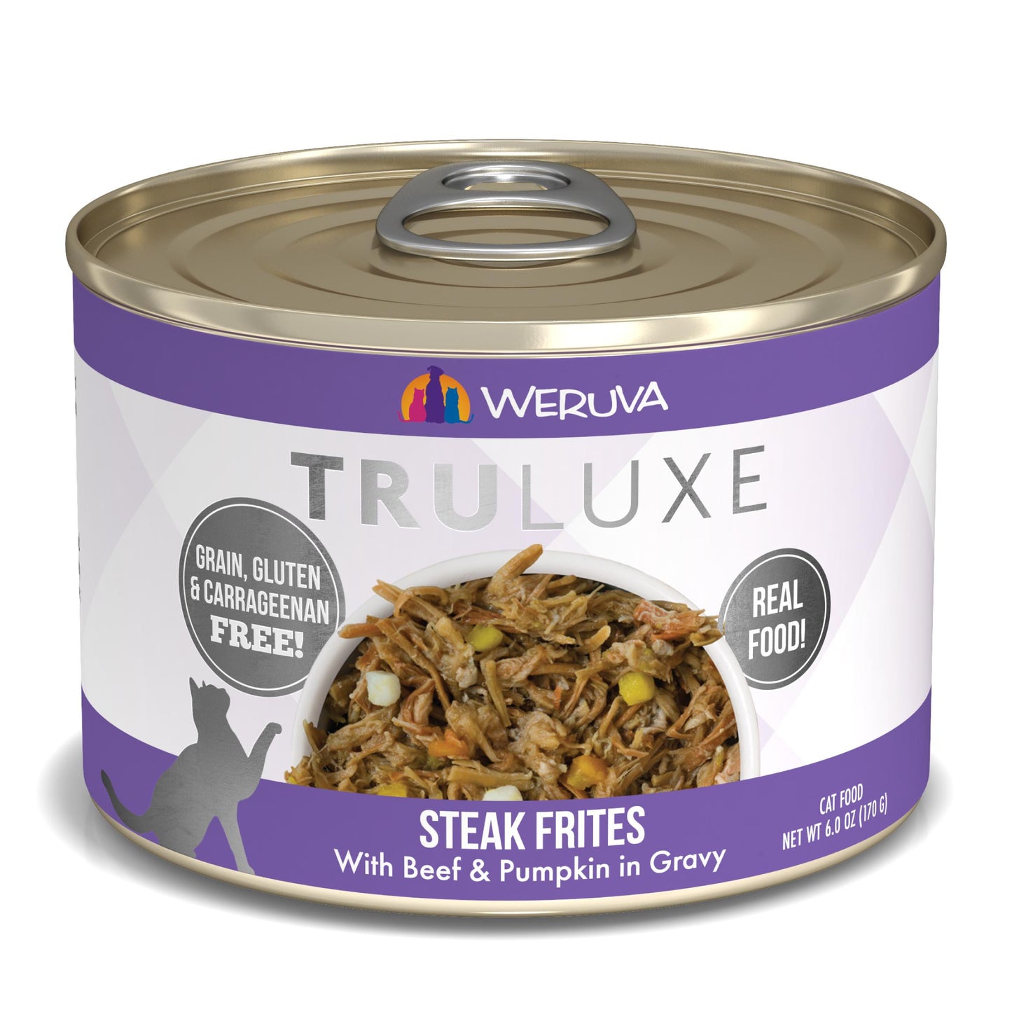 WERUVA TRULX STEAK FRITES CAT CAN 6OZ - Tail Blazers Etobicoke