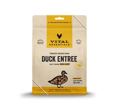 Vital Essentials Cat Freeze-Dried Duck Mini Nibs (12oz)