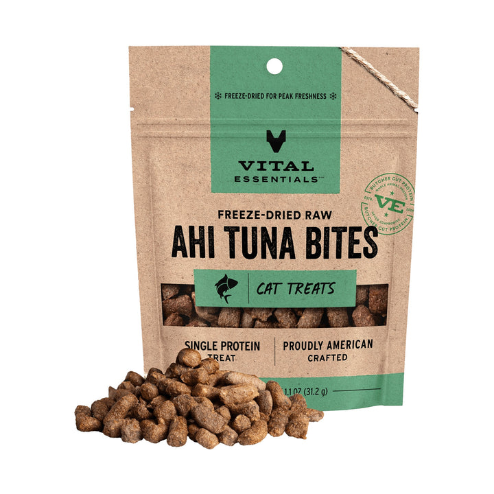 Vital Essentials Cat Freeze-Dried Ahi Tuna Treat (1.1oz)