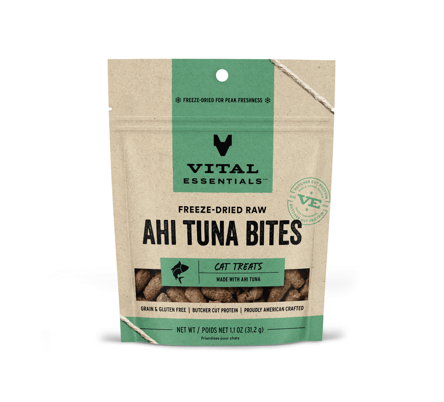 Vital Essentials Cat Freeze-Dried Ahi Tuna Treat (1.1oz)