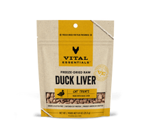 Vital Essentials Cat Freeze-Dried Duck Liver Treat (0.9oz)
