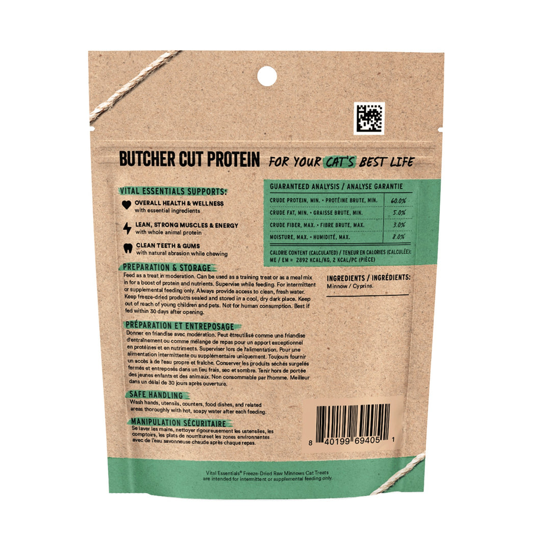 Vital Essentials Cat Freeze-Dried Minnows Treat (0.5oz)