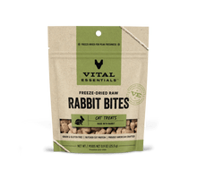 Vital Essentials Cat Freeze-Dried Rabbit Bites Treat (0.9oz)