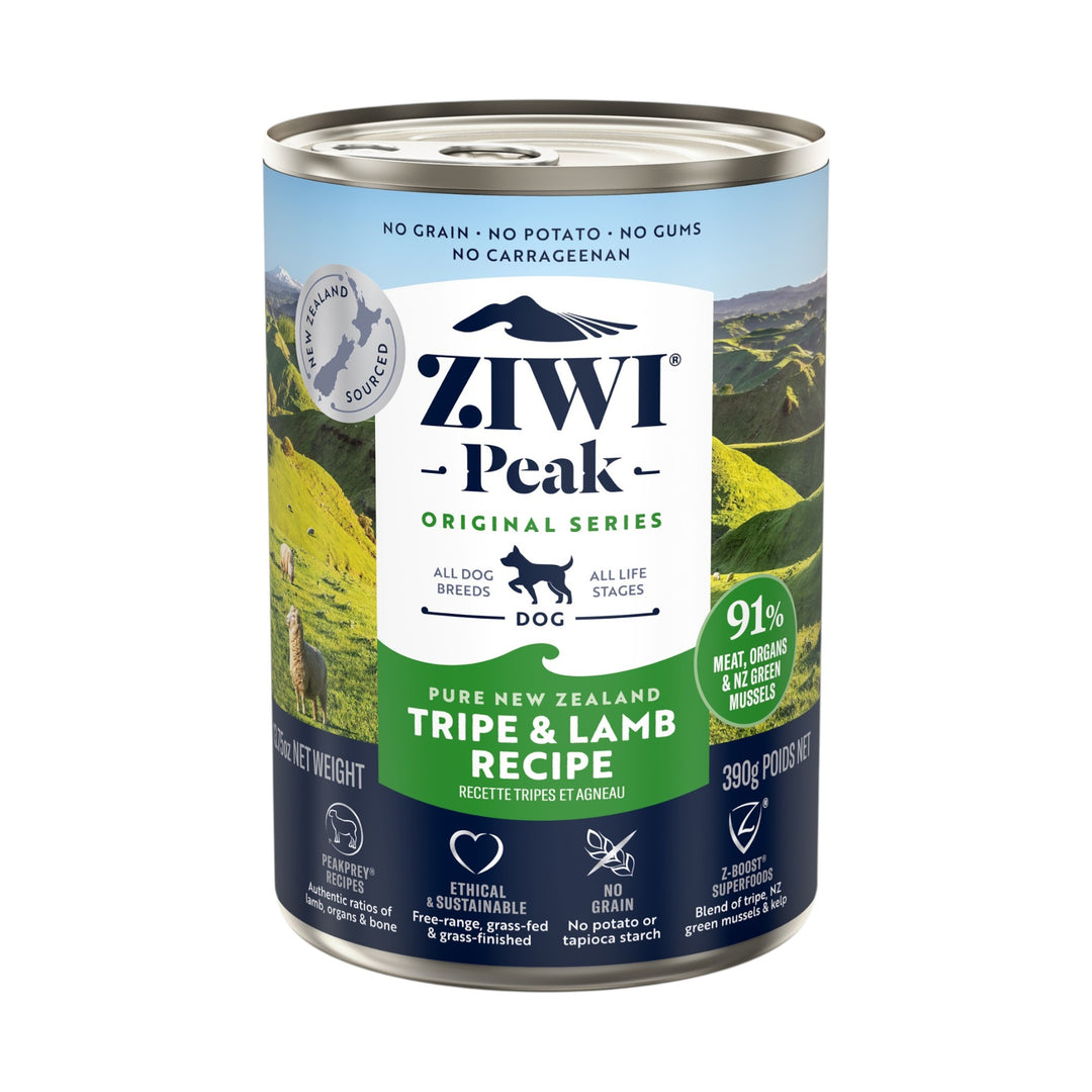 Ziwi Ziwipeak Dog Tripe &amp; Lamb Can (390g)