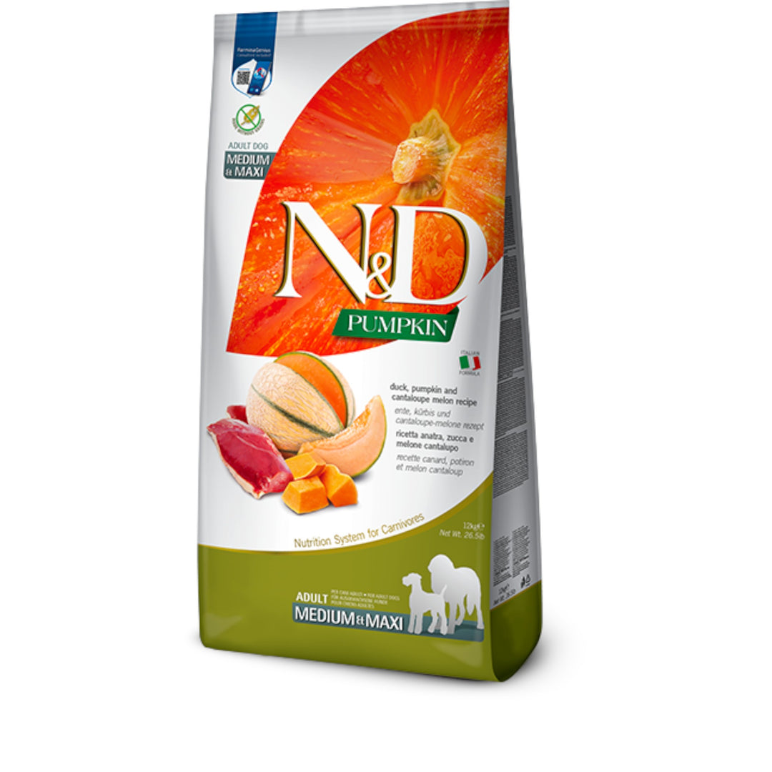 Farmina Pumpkin Duck &amp; Cantaloupe Med/Maxi (12kg)