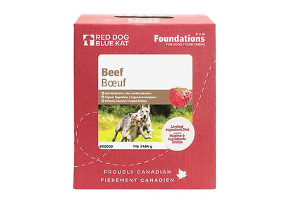 RDBK Red Dog Blue Kat Foundations Beef Dog (4x1/4lb) - Tail Blazers Etobicoke