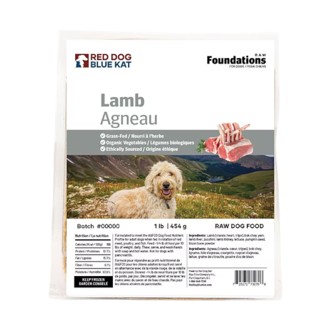 RDBK Red Dog Blue Kat Foundations Lamb Dog (1lb)