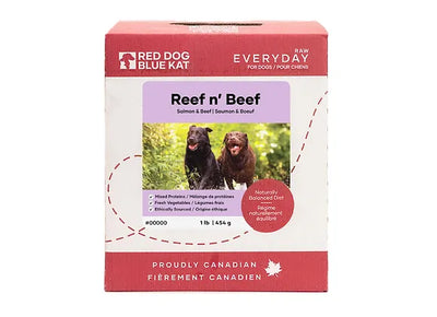 RDBK Red Dog Blue Kat Everyday Reef N Beef Dog (1lb) - Tail Blazers Etobicoke