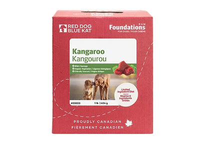 RDBK Red Dog Blue Kat Foundations Kangaroo Dog (4x1/4lb) - Tail Blazers Etobicoke