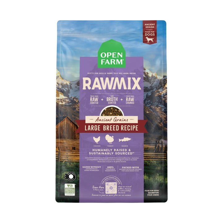 Open Farm Rawmix Large-Breed Ancient-Grains Dog (20lb)