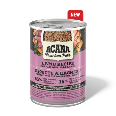 Acana Premium Pâté Lamb Dog Food, 363g