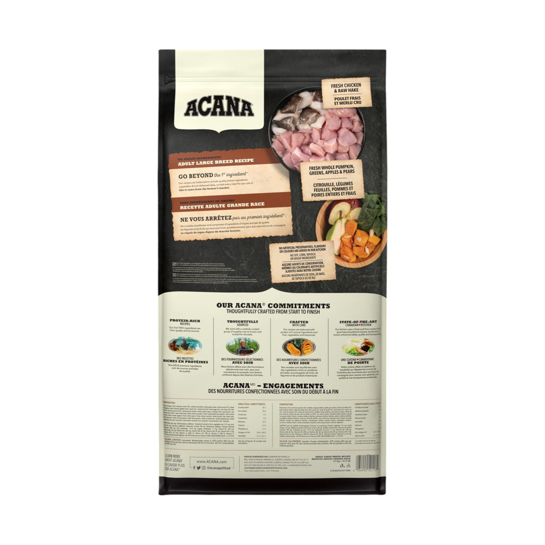 Acana Dog Adult Large Breed Recipe (17kg)