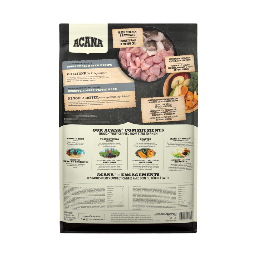Acana Adult Dog Small Breed Recipe (6kg)