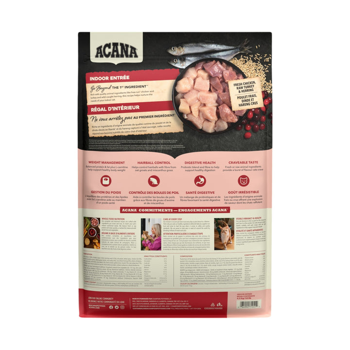 Acana Indoor Entree Recipe For Cat (4.5kg)