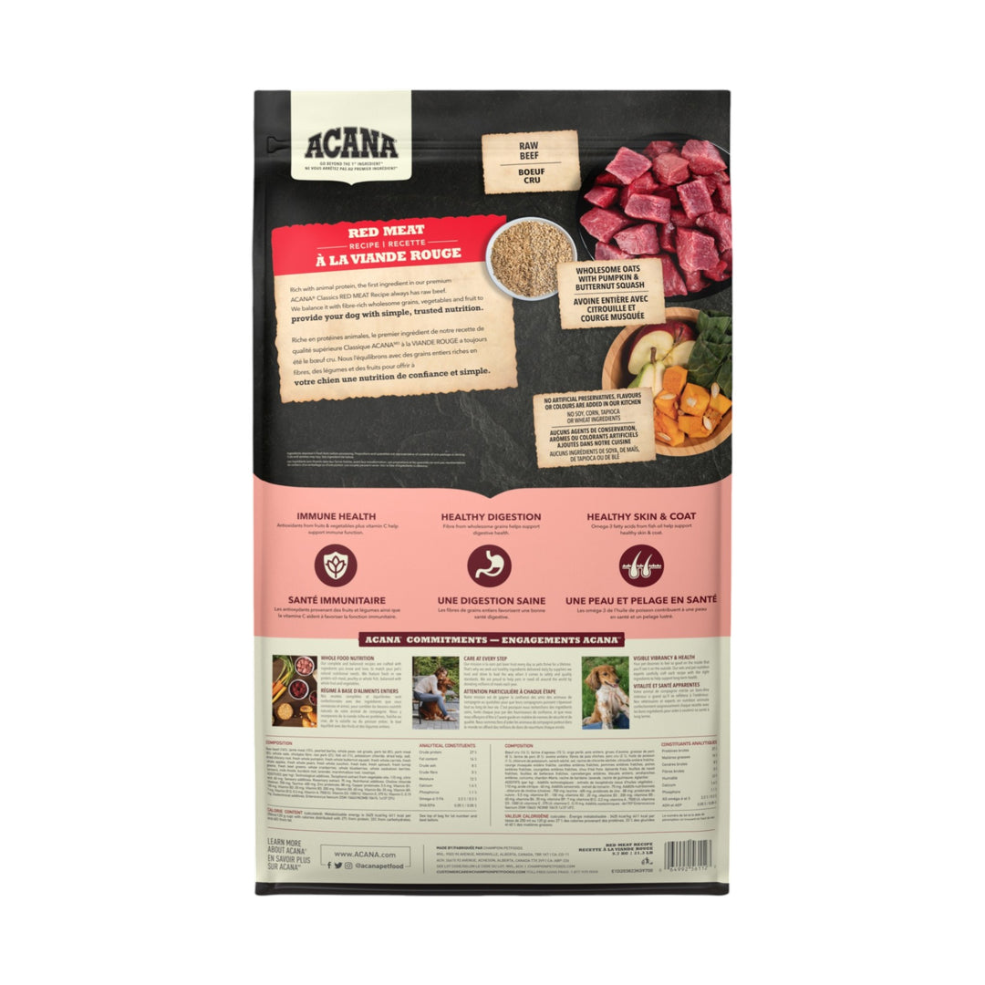 Acana Classic Red Meat Dog Kibble (9.7kg)