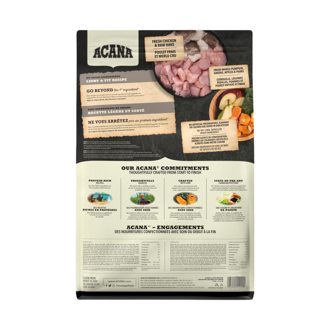 Acana Dog Light &amp; Fit Recipe (2kg)