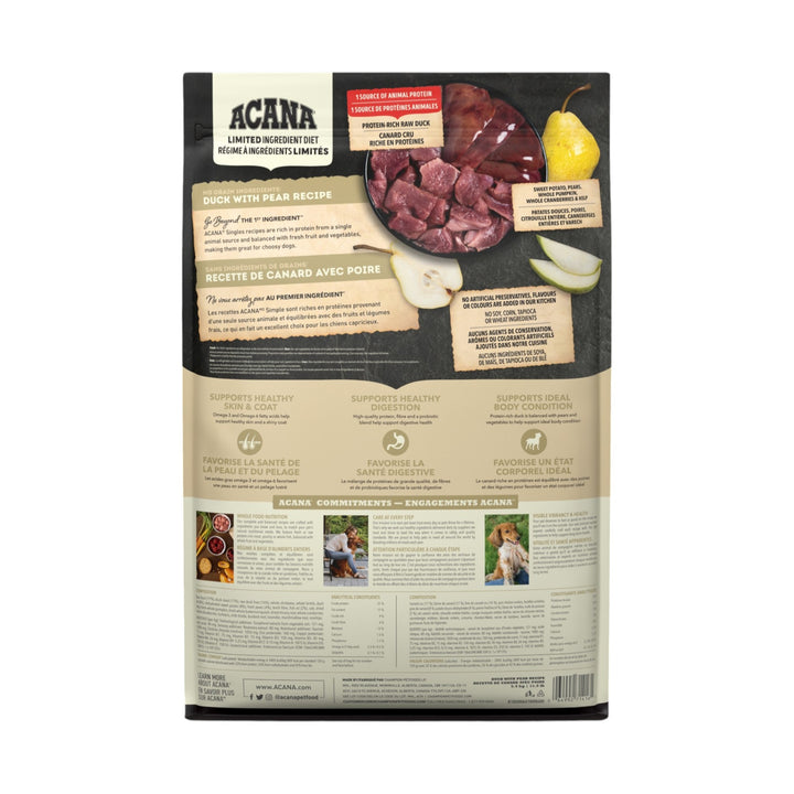 Acana Dog Singles Duck &amp; Pear (5.4kg)