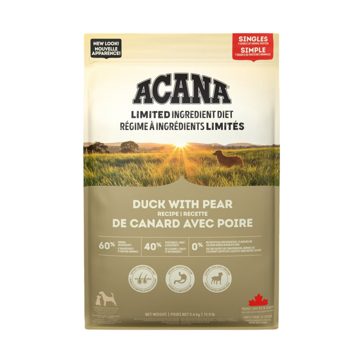 Acana Dog Singles Duck &amp; Pear (5.4kg)