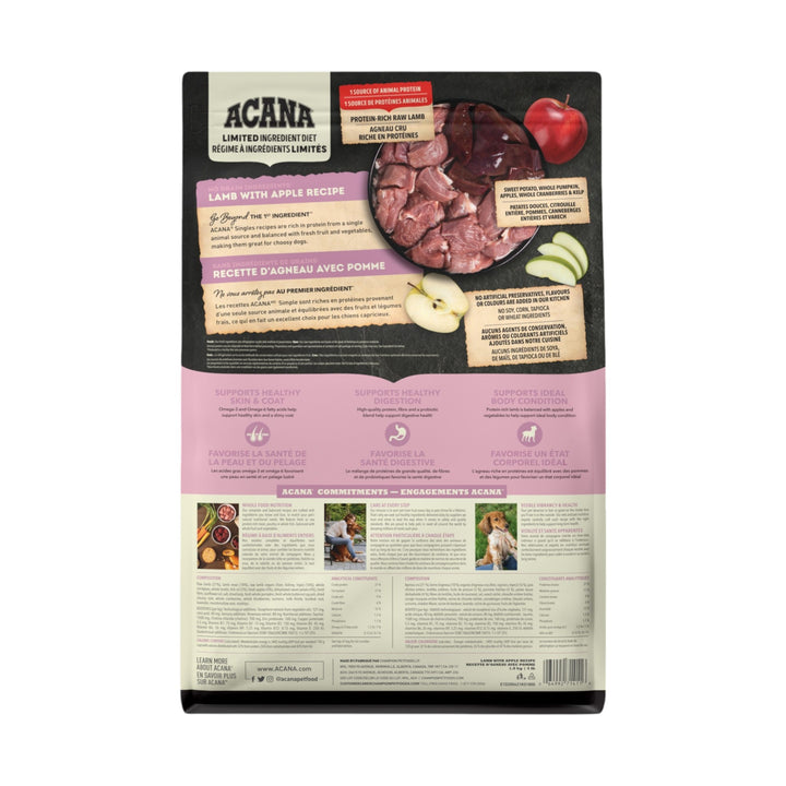Acana Dog Singles Lamb &amp; Apple (1.8kg)