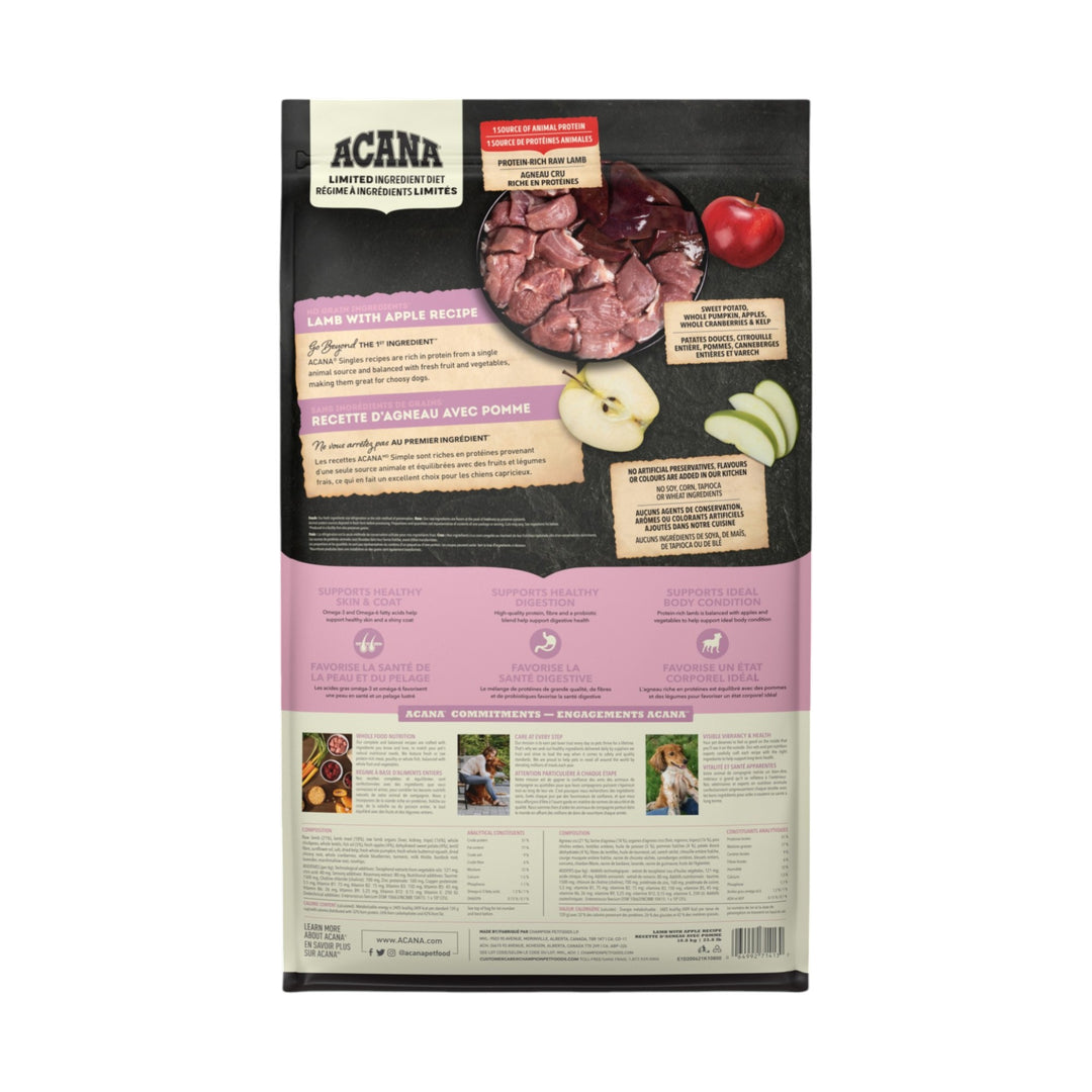 Acana Dog Singles Lamb &amp; Apple (10.8kg)