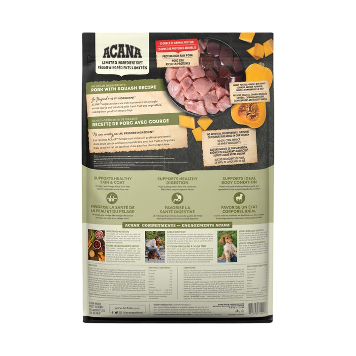 Acana Dog Singles Pork &amp; Squash (5.4kg)