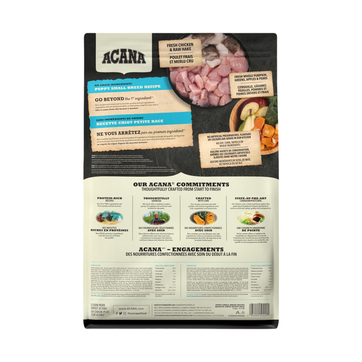 Acana Dog Small Breed Puppy Recipe (2kg)