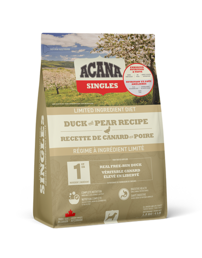 Acana Dog Singles Duck & Pear (1.8kg) - Tail Blazers Etobicoke