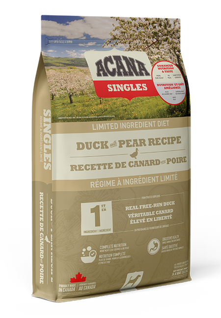 Acana Dog Singles Duck & Pear (5.4kg) - Tail Blazers Etobicoke