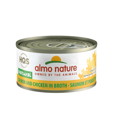 Almo Nature HQS Natural Salmon & Chicken Cat Can (70g) - Tail Blazers Etobicoke