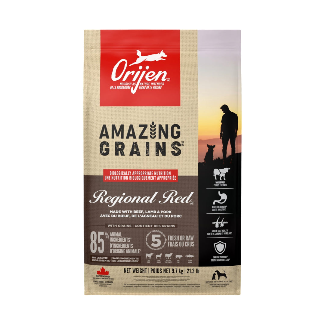 Orijen Amazing Grains Regional Red Dog (9.7kg)