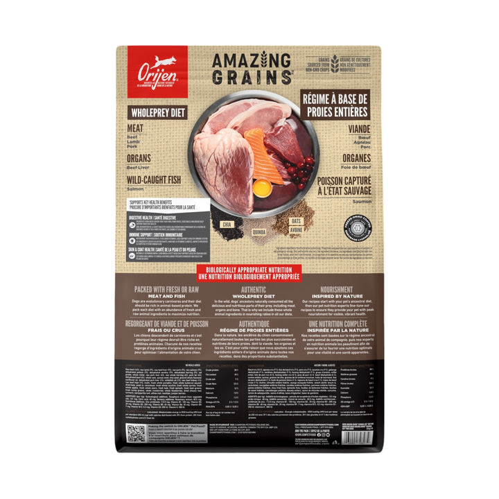 Orijen Amazing Grains Regional Red Dry Dog Food (1.8kg)