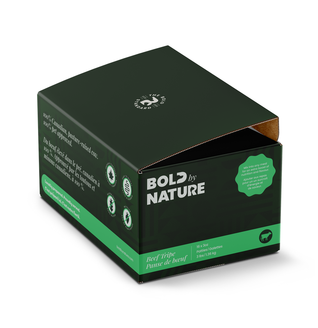 Bold By Nature Beef Tripe Patty (3Lb)