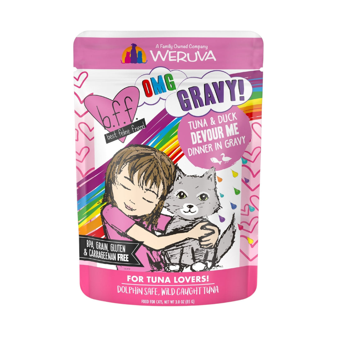 Weruva B.F.F. Cat Food Pouch - Tuna &amp; Duck Devour Me Recipe (3oz)
